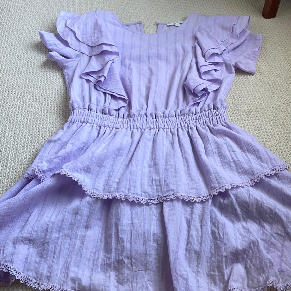 Shabby chic purple dress size large